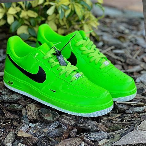 neon grüne nike air force|green air force 1 men.